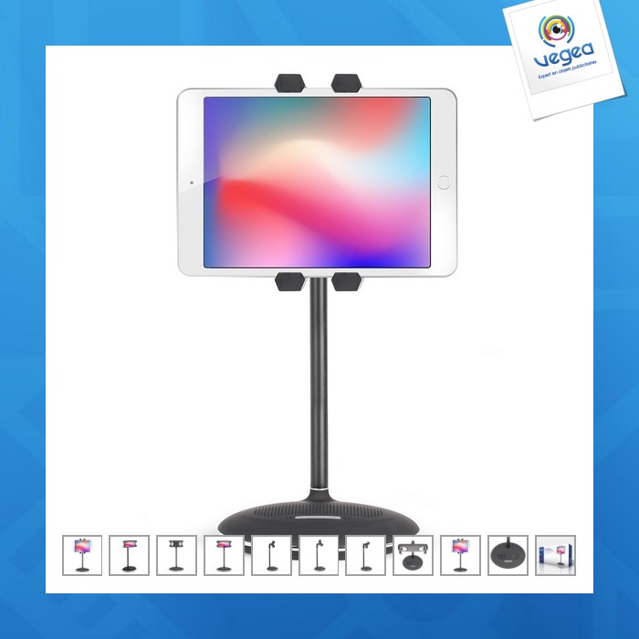 Shelf support with loudspeaker