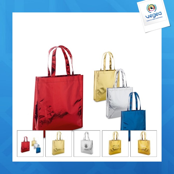 Custom promotional laminated fashion tote | Imprinted Tote Bags - Promo  Direct