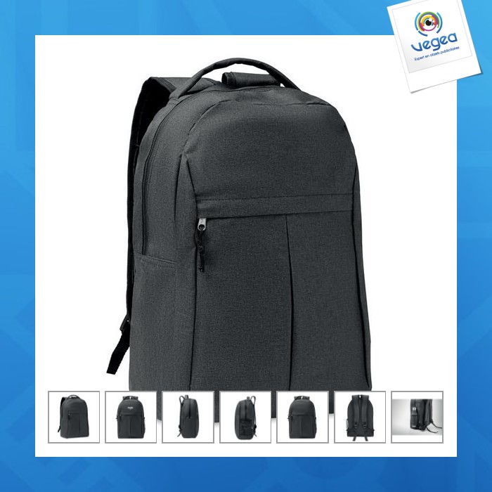 Siena backpack 600d rpet 2 tones