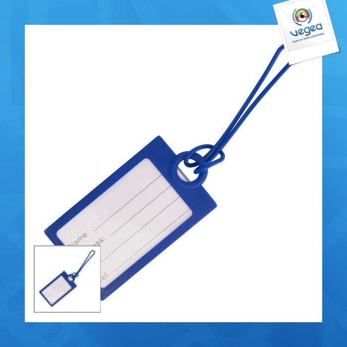 Silicone luggage tag