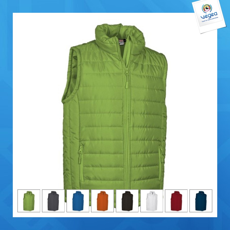 Sleeveless down jacket 