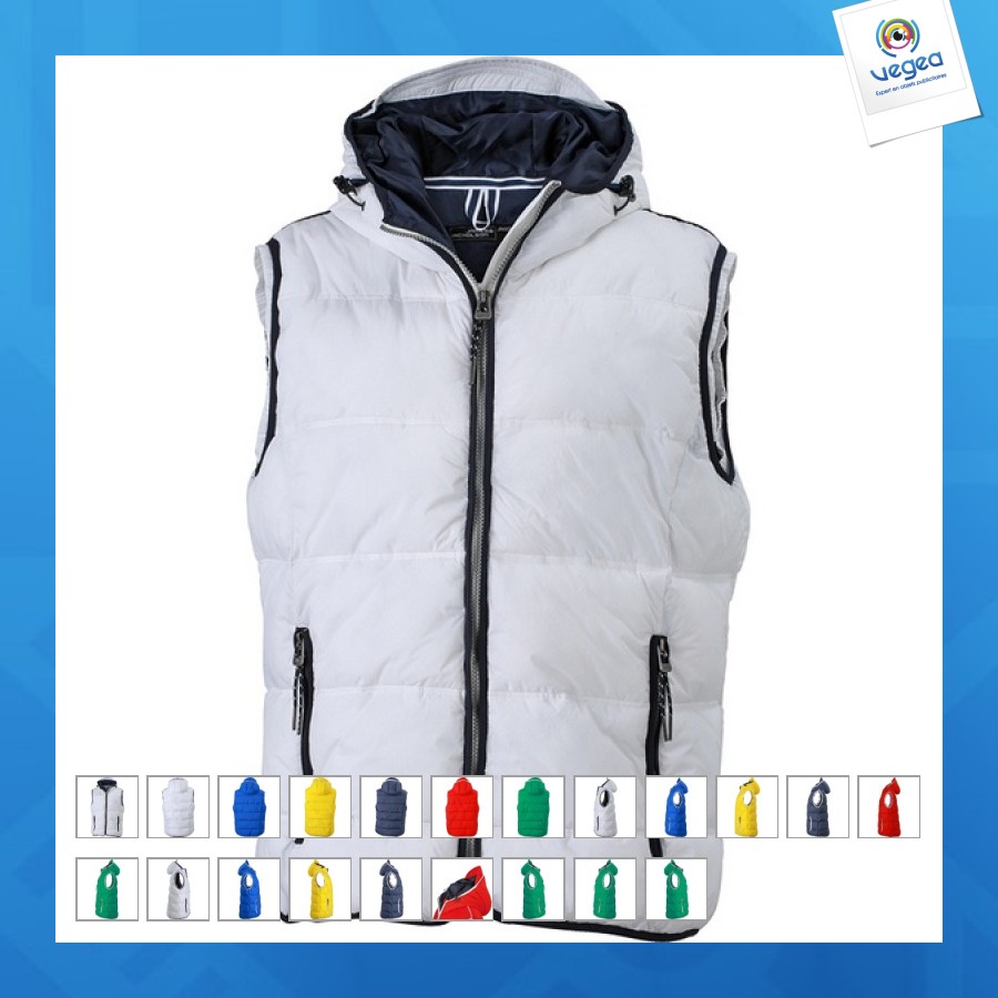 Sleeveless nautical jacket