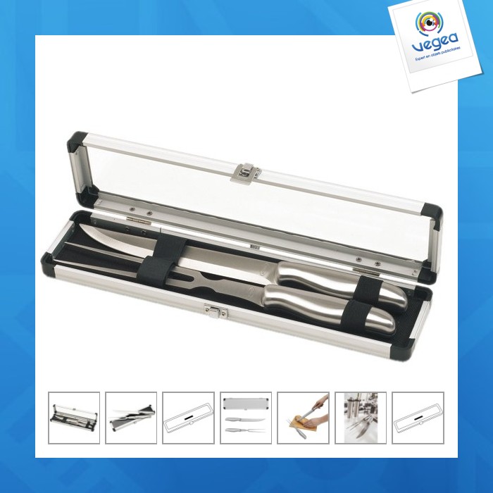 Slicing set in stainless steel