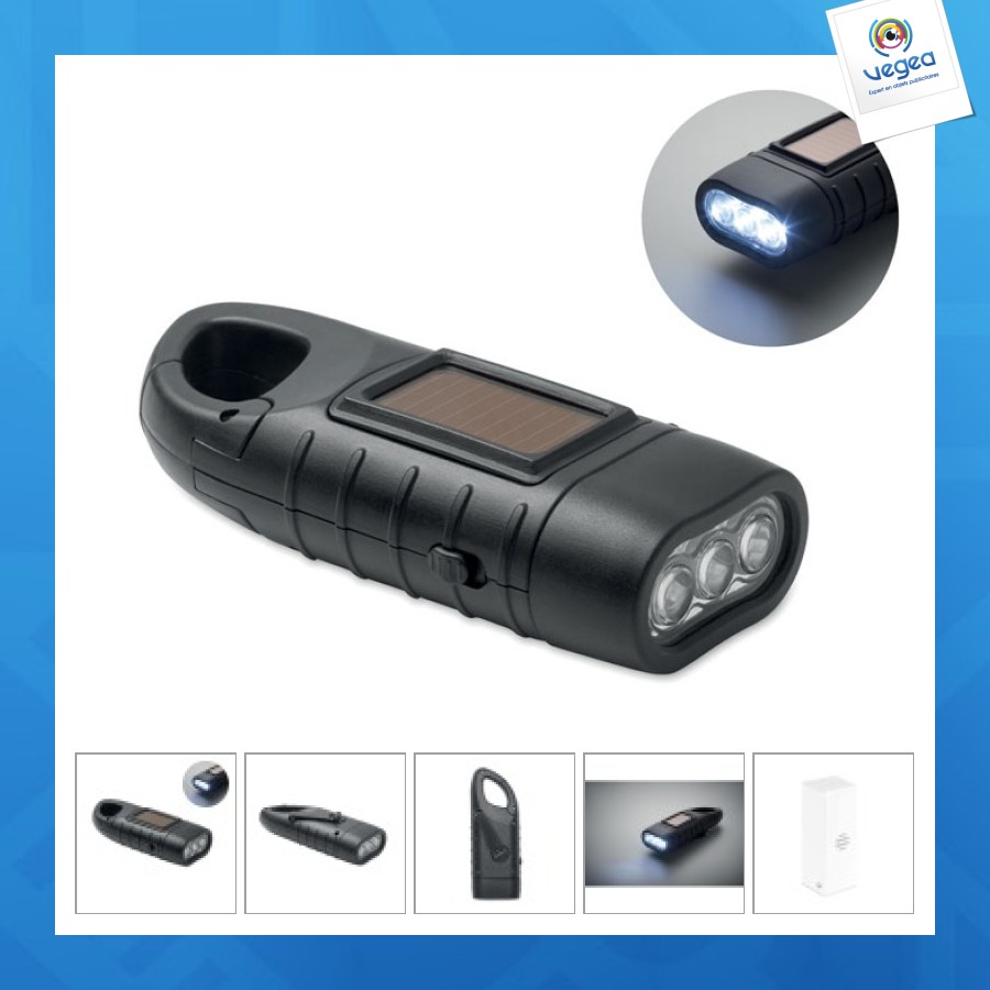 Sluz - solar torch and dynamo