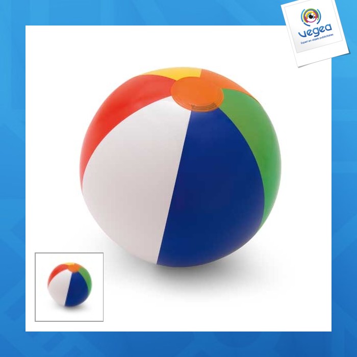 Small multicoloured ball 21cm