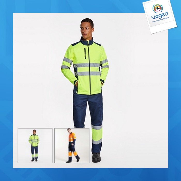 Soan - winter multi-pocket trousers, high visibility