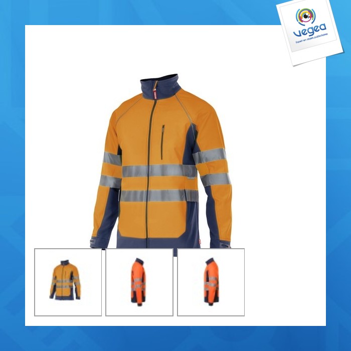 Softshell jacket high visibility velilla