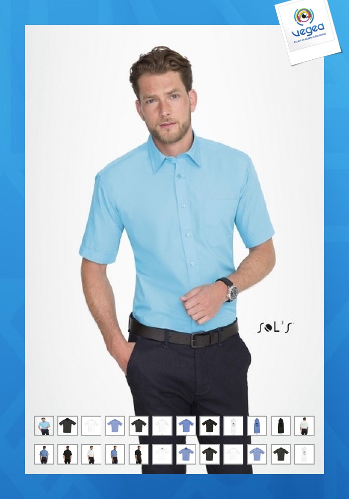 Sol's men's short-sleeved shirt - bristol