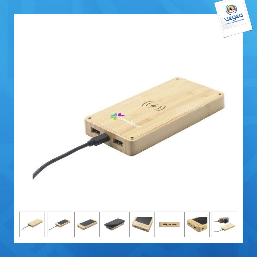 Solar powerbank 8000+ wireless charger external charger