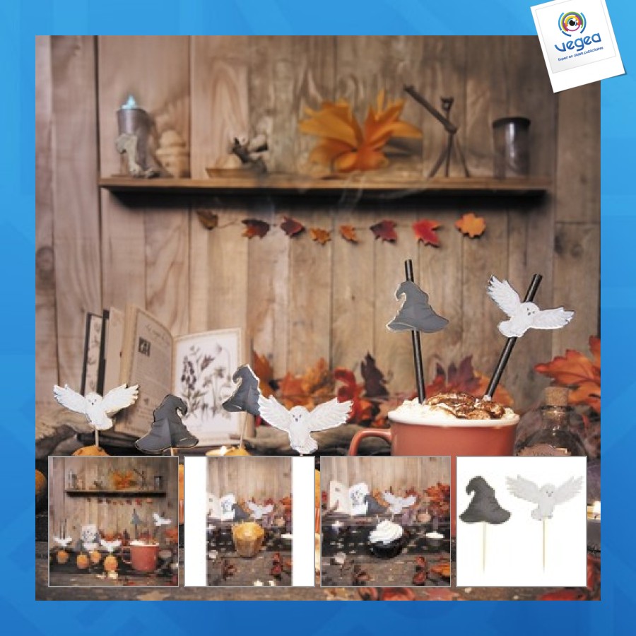 Sorcerer's apprentice cocktail picks x 10