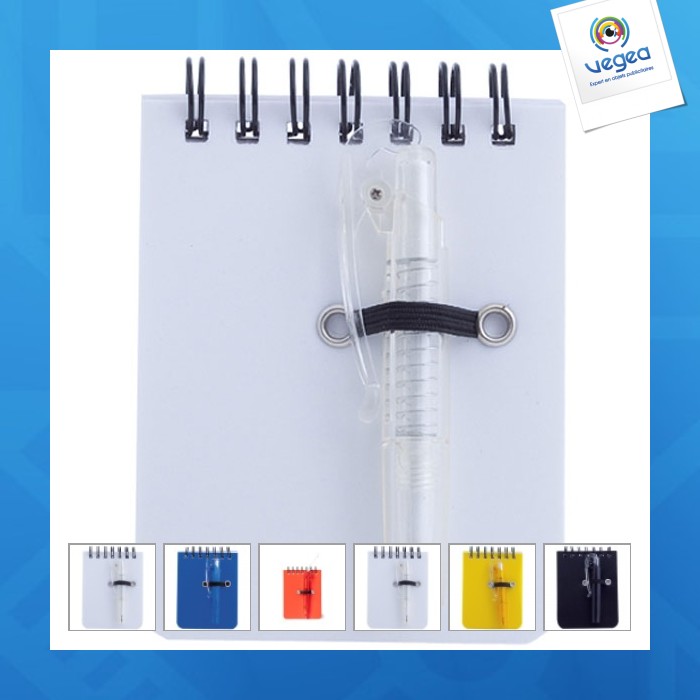 Spiral notebook 60 pages with pen