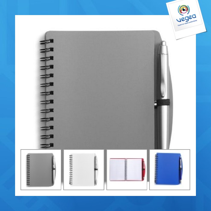 Spiral notebook a6 with pen