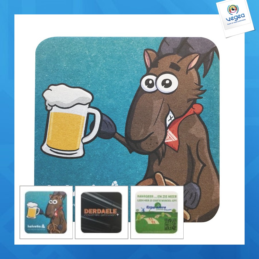 Square coaster 93x93 mm