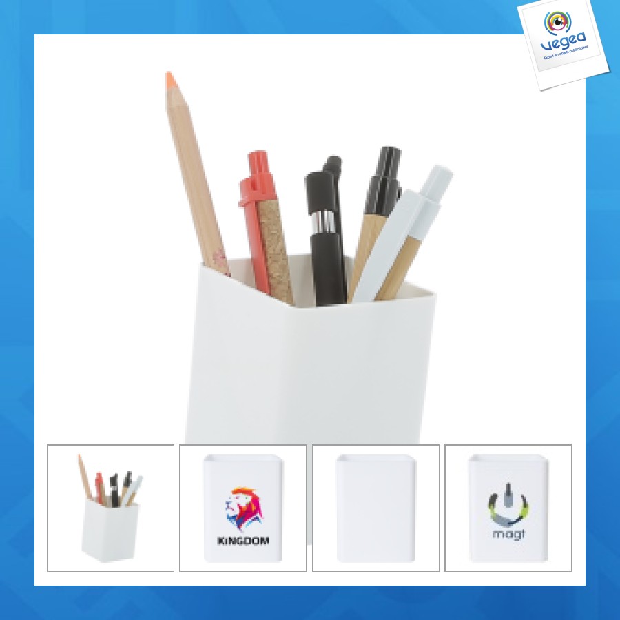 Square pencil cup 