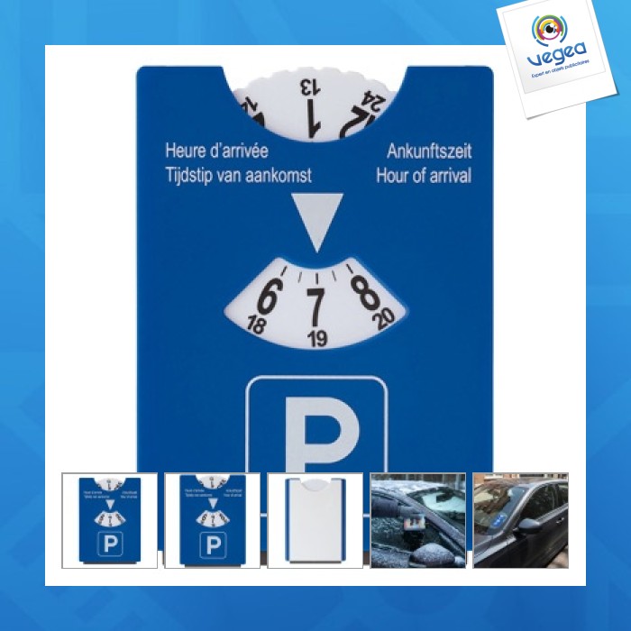 Squeegee parking disc 