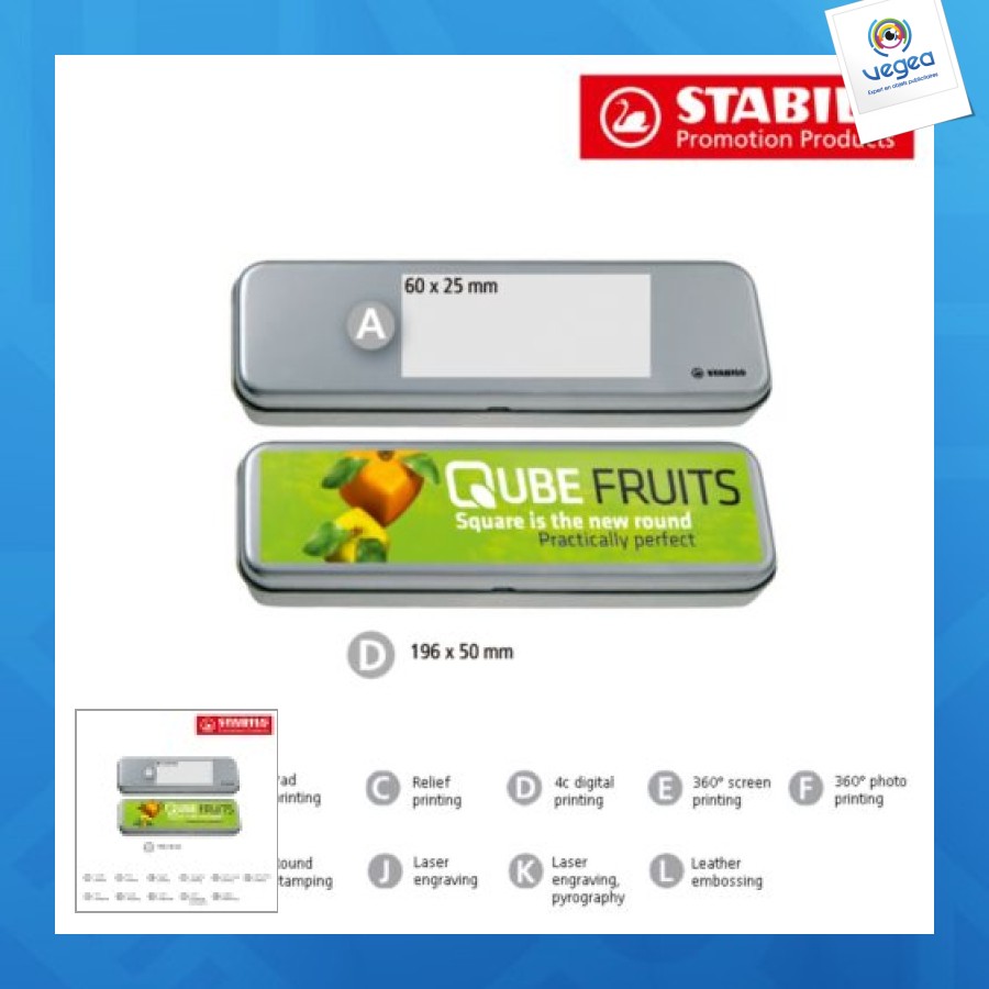 Stabilo graphite pencil set of 12