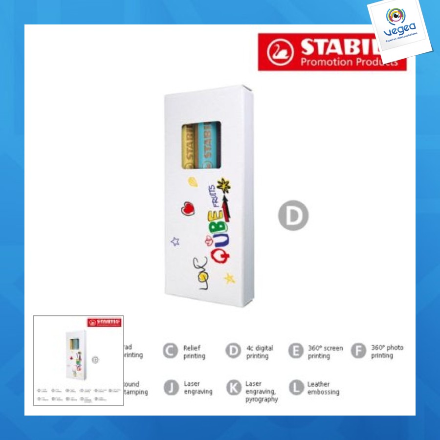 Stabilo woody 3 in 1 set of 3 coloured pencils
