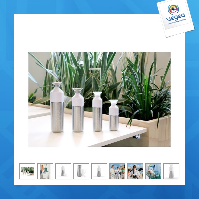 Stainless steel bottle - dopper steel 35cl