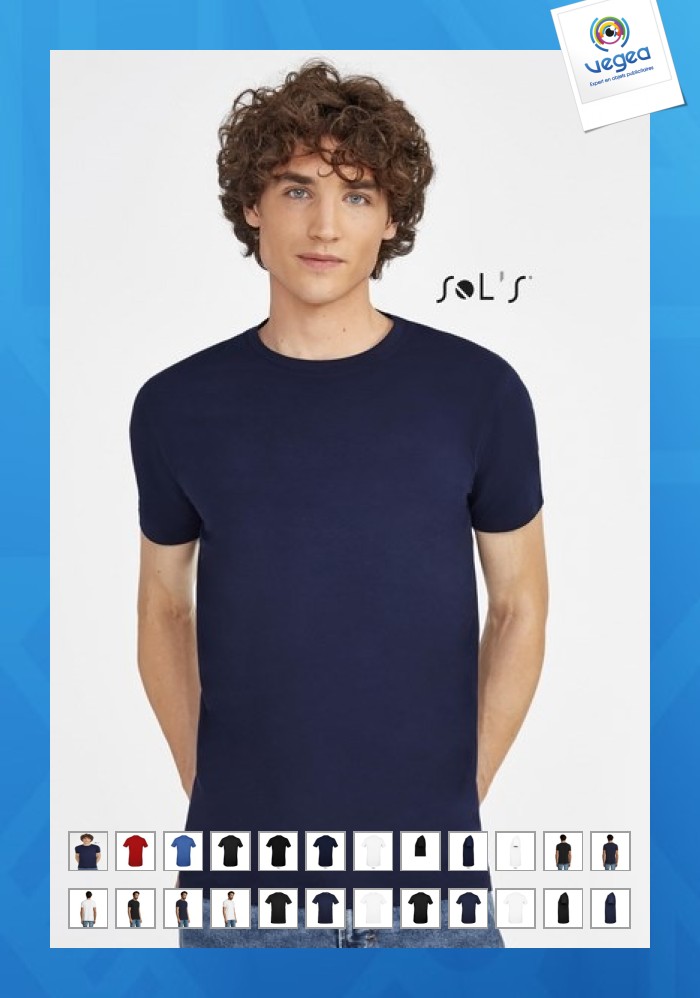 Stretch t-shirt round neck 190g - millenium