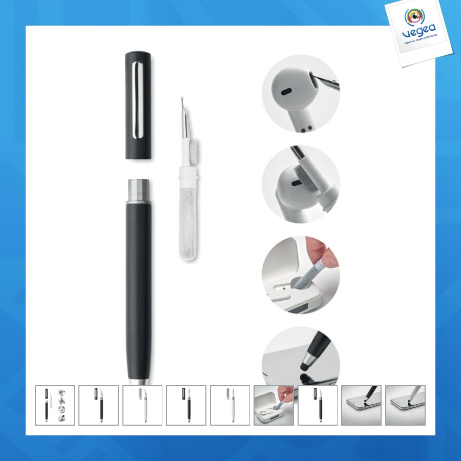 Stylus earphone cleaning set