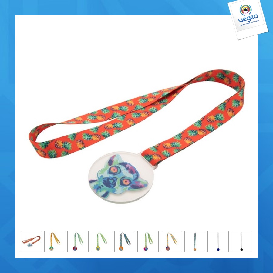 Subdal colour customised medal 
