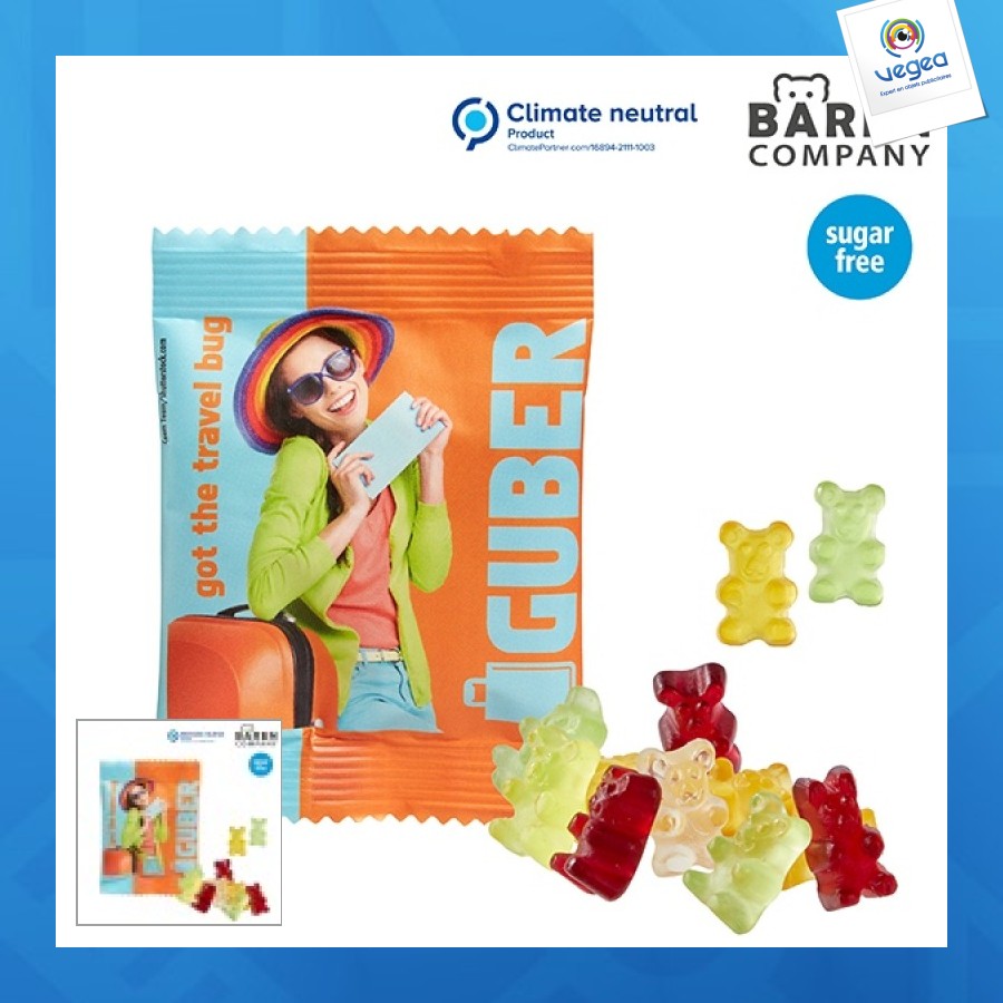 Sugar-free jelly teddy bears