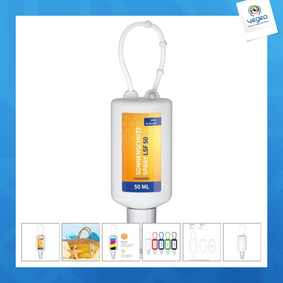 Sun spray spf 50, bumper 50 ml, frost, body label