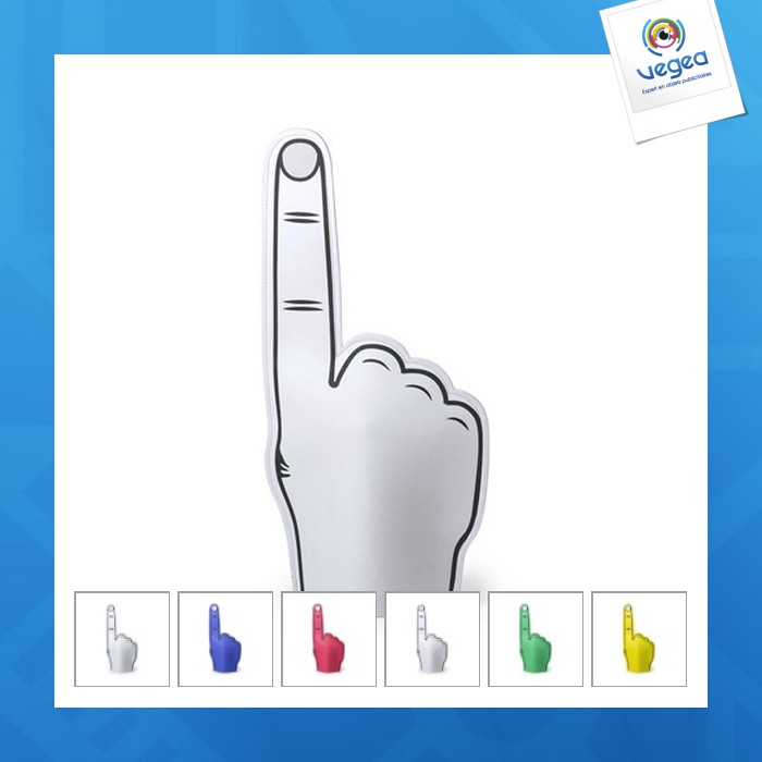 Supporting foam finger
