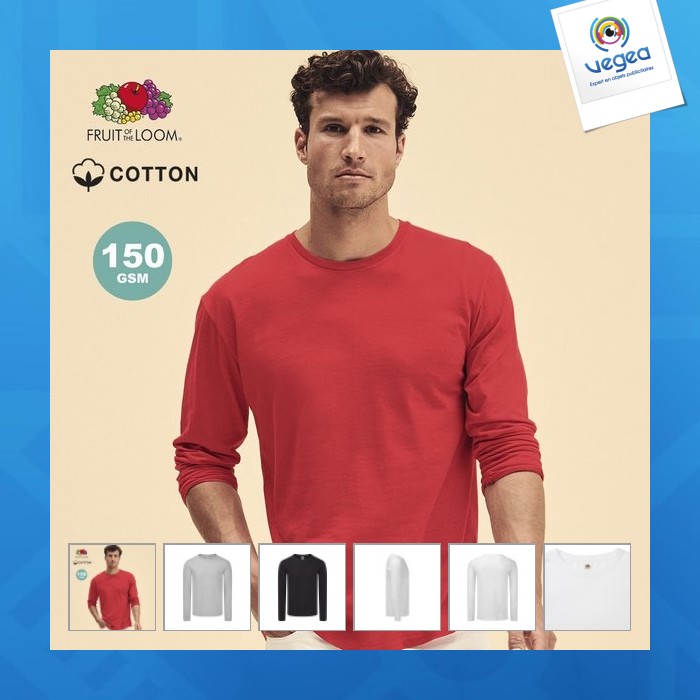 T-shirt adult colour - iconic long sleeve t