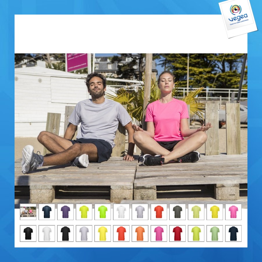 T-shirt respirant homme