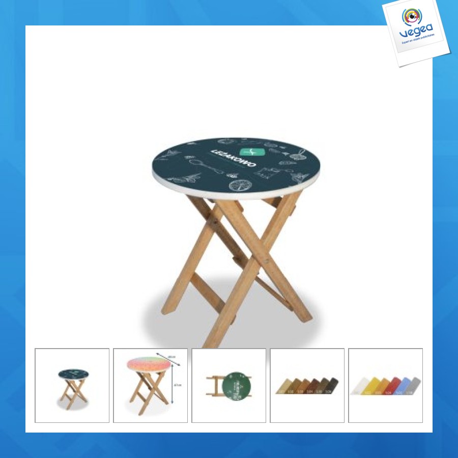 Table publicitaire ronde