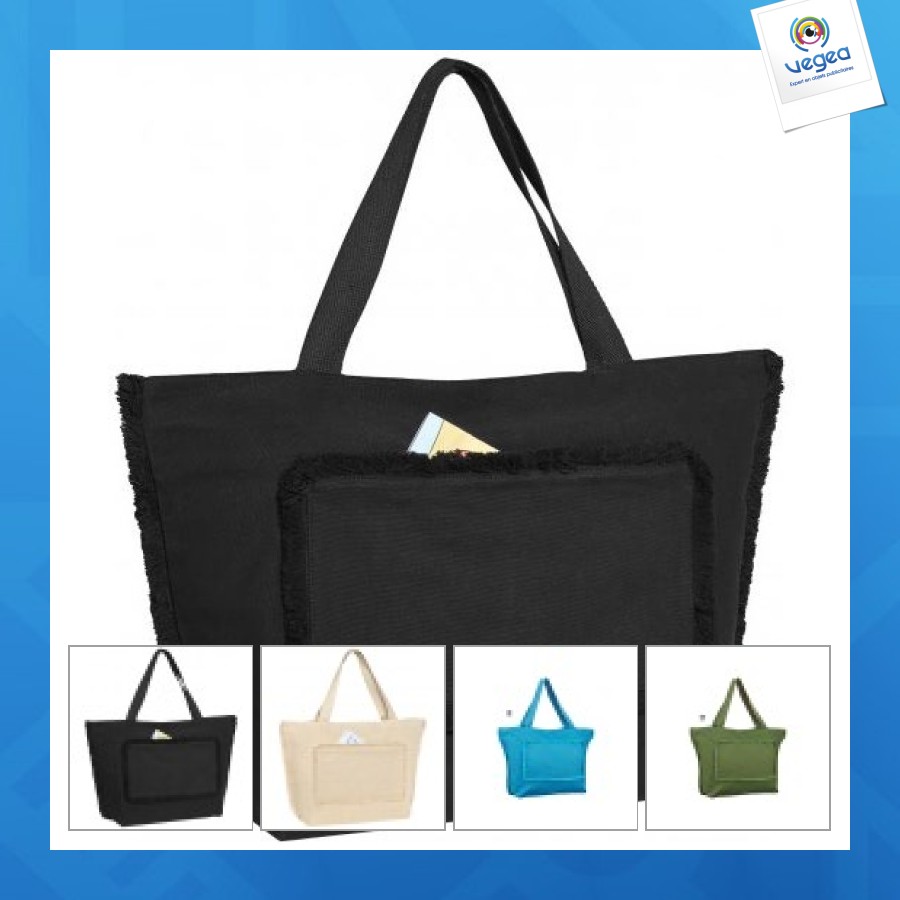 Tahitian cotton beach bag 