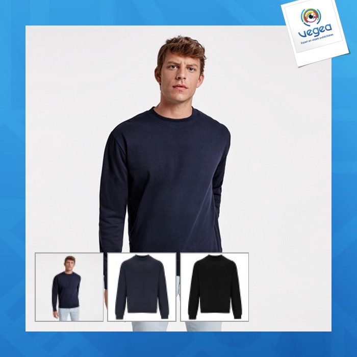 Teleno - cotton sweatshirt with classic design