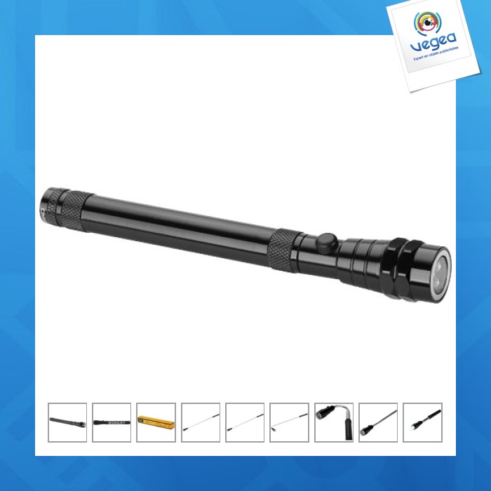 Telescopic magnetic lamp stac