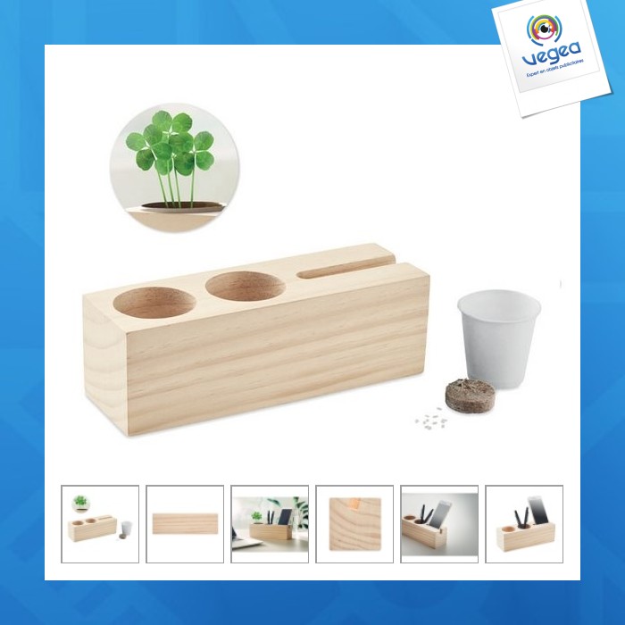Thila desk station with seeds