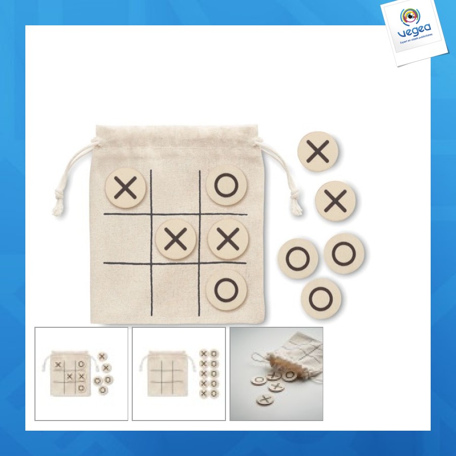 Topos - wooden tic-tac-toe game
