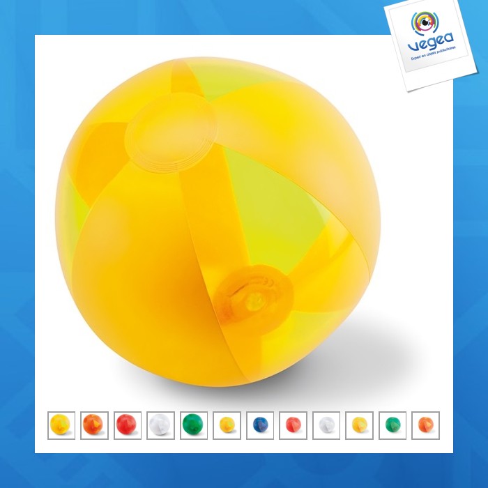 Translucent beach ball 24cm