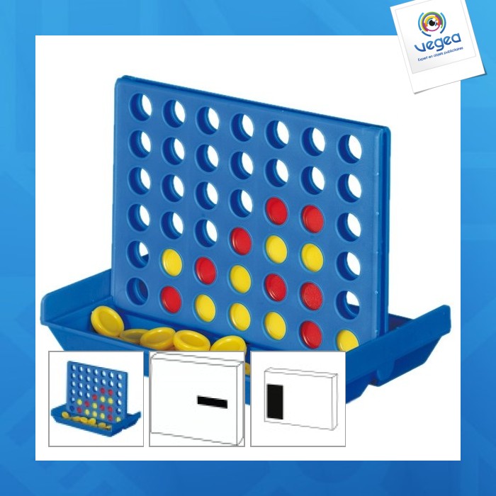 Travel game "the 4 in a row"