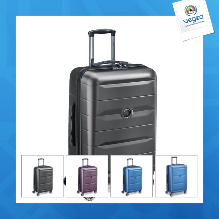Trolley case 4 double wheels 67 cm - comete +