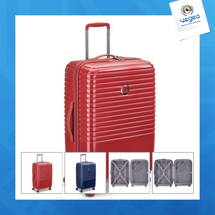 Trolley case 4 double wheels 70 cm - caumartin plus
