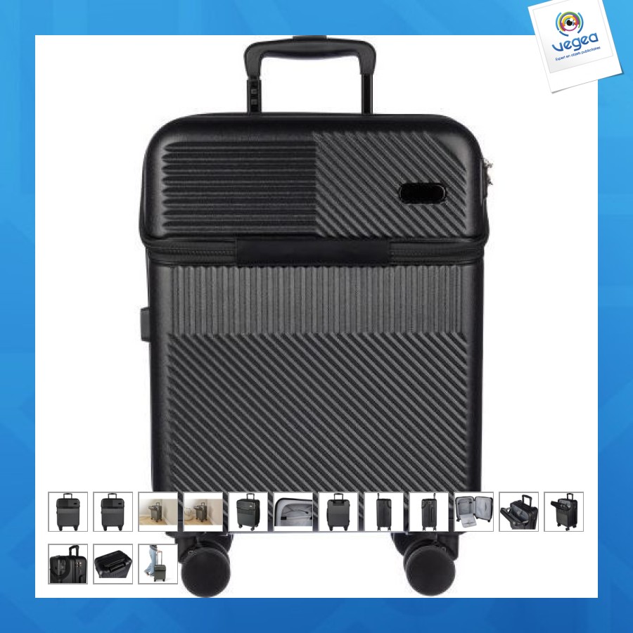 Trolley with hard shell in abs ulf