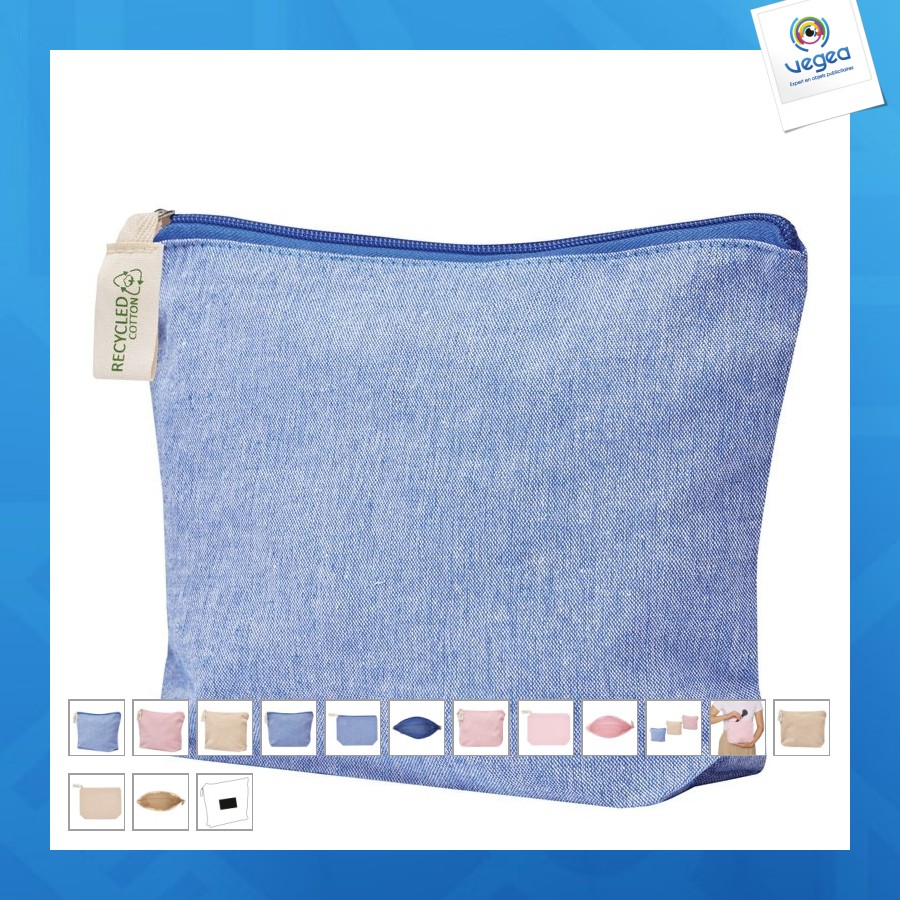 Trousse en coton recyclé