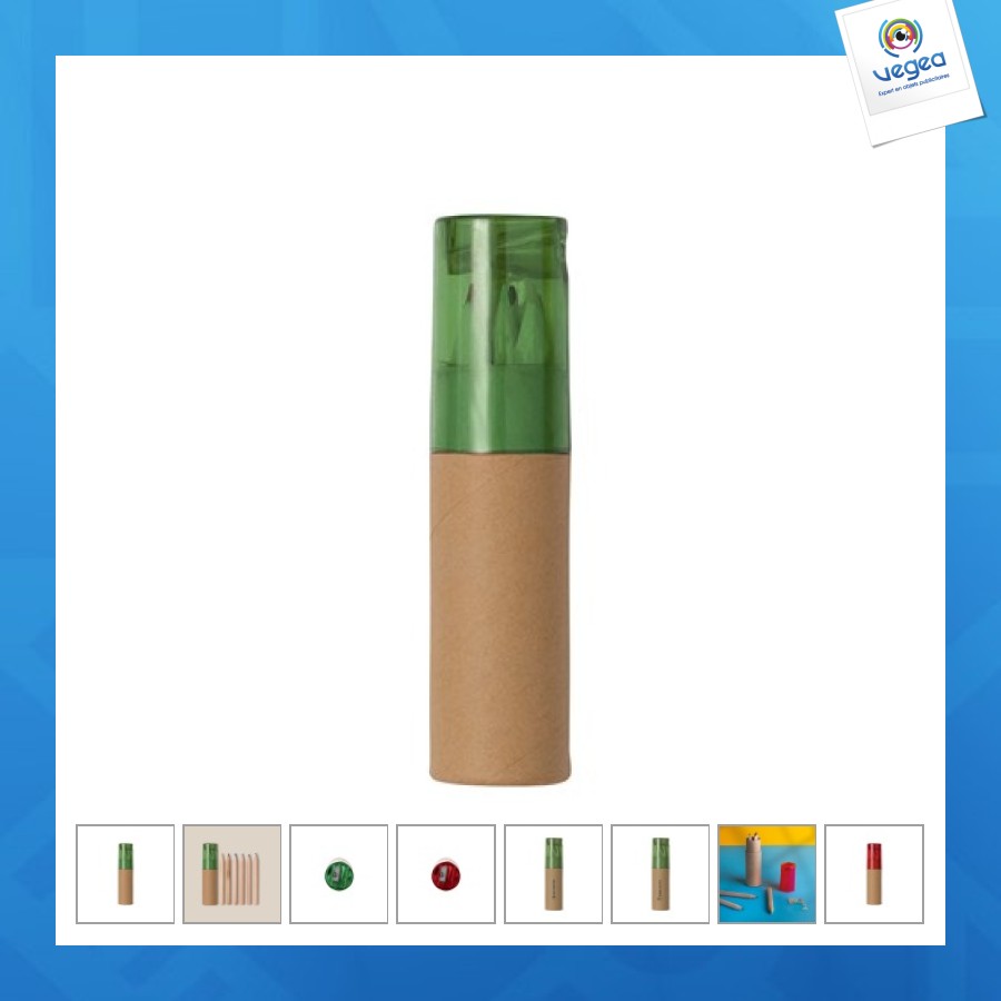 Tube 6 crayons bohemian