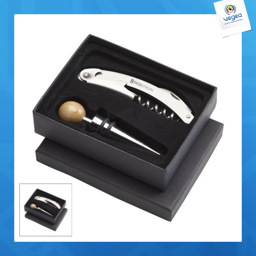 Two wine waiter sets