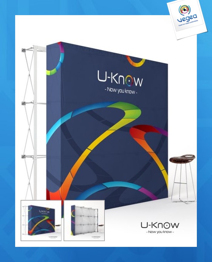 Umbrella stand with velcro 230x230cm