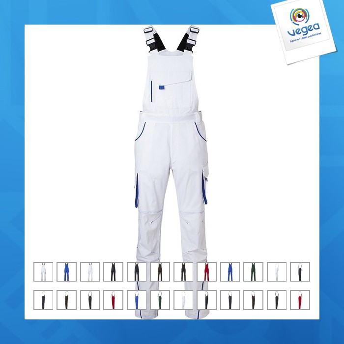 Unisex workwear trousers with braces - james nicholson