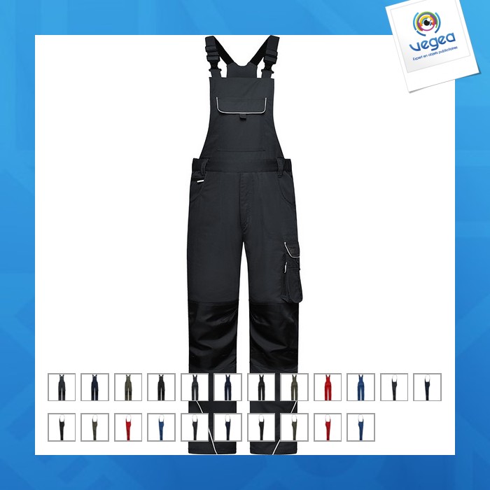 Unisex workwear trousers with braces - james nicholson