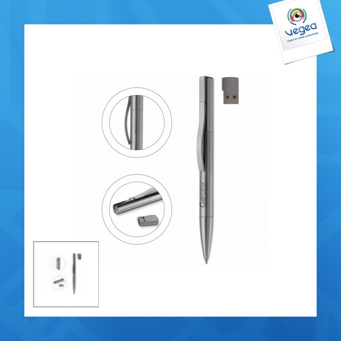 Usb 8gb metal biros