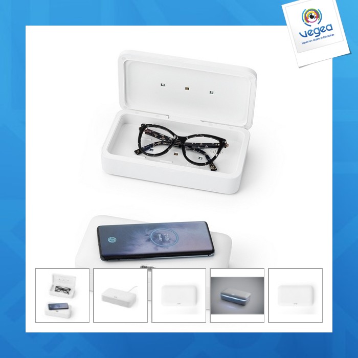 Uv sterilizer with wireless charger