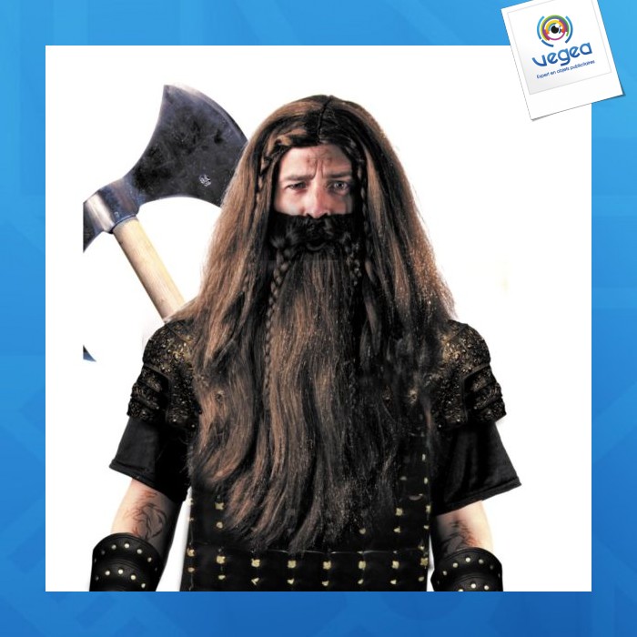 Vicking wig and beard Vicking wig and beard